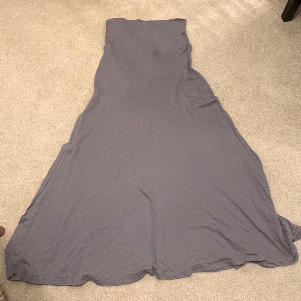 Grey maxi skirt